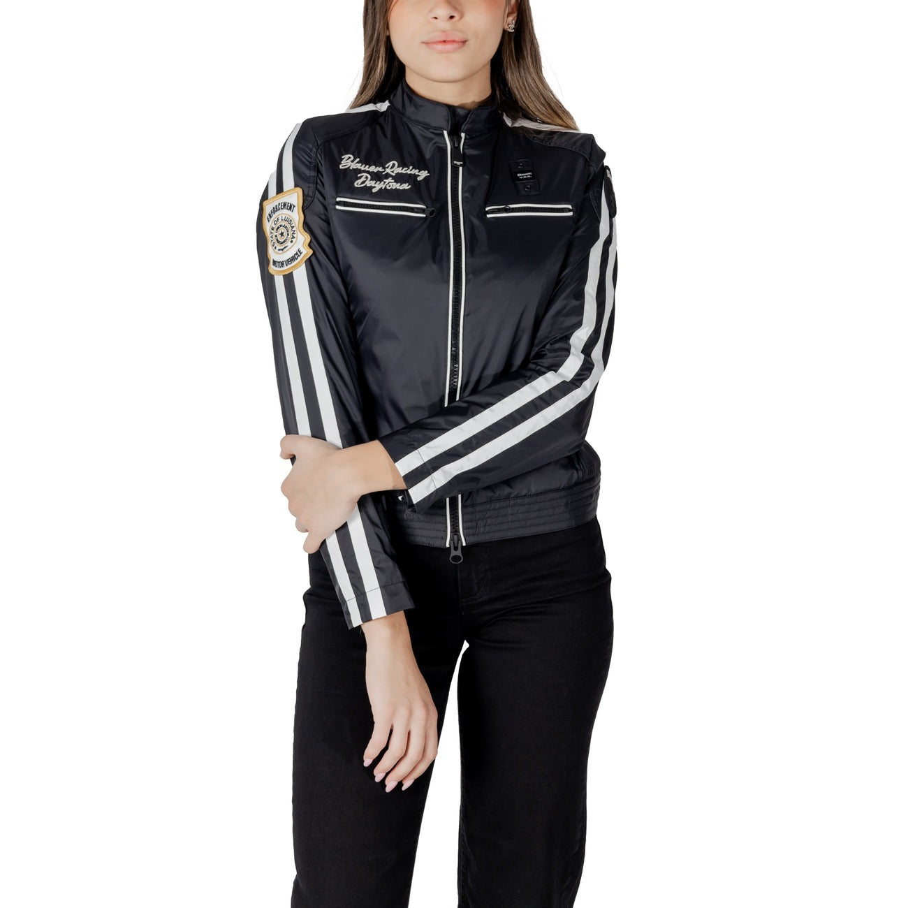 Blauer Femme Jaquettes