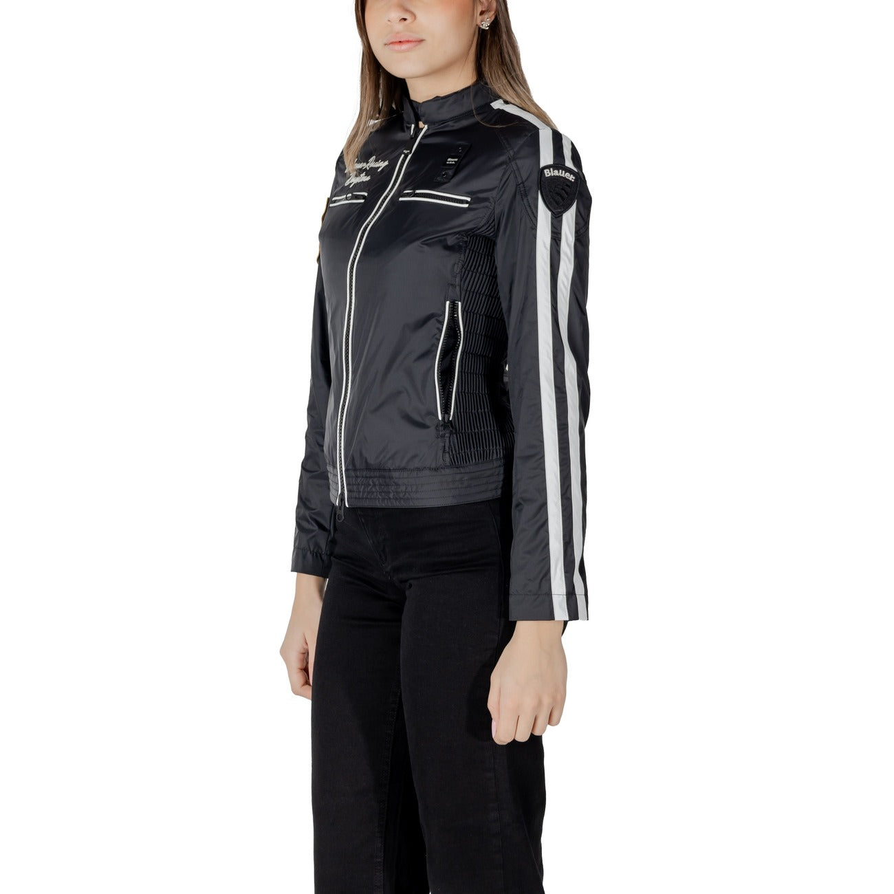 Blauer Femme Jaquettes
