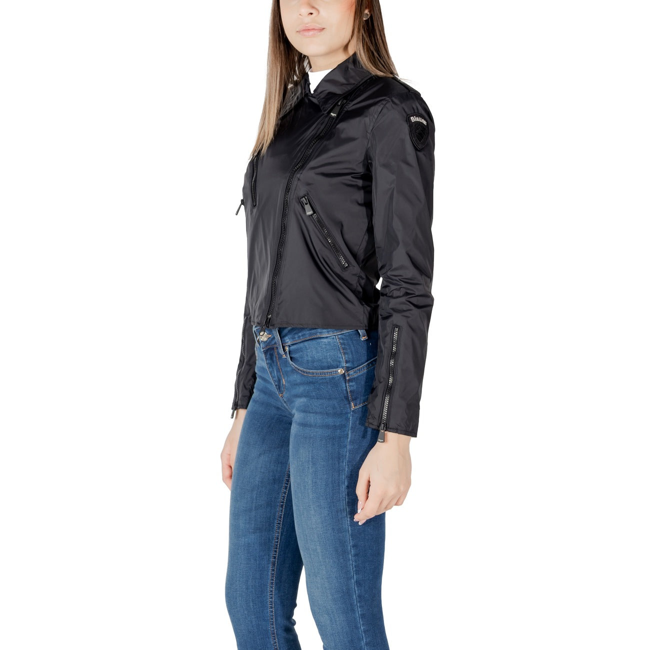 Blauer Femme Jaquettes