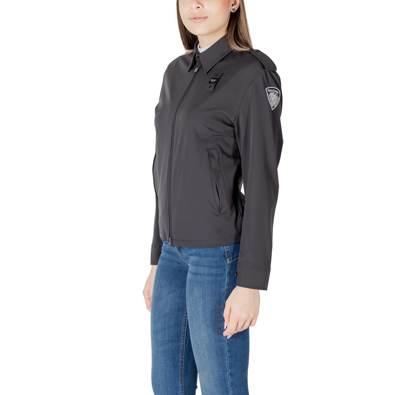 Blauer Femme Jaquettes