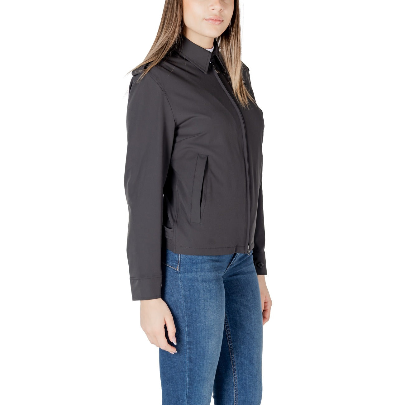 Blauer Femme Jaquettes